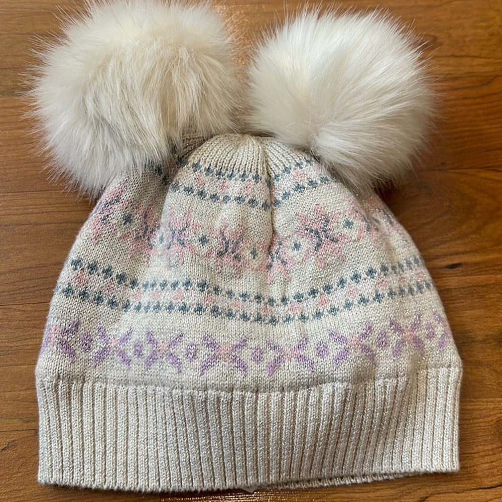Baby gap toddler girl S/M warm hat.